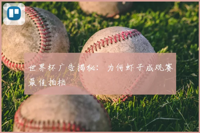 世界杯广告揭秘:为何虾子成观赛最佳拍档